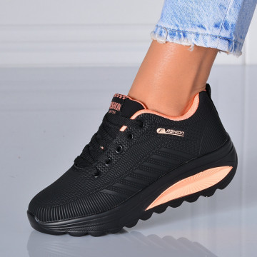 Adidasi Dama Zena 21 Negru/Somon- Need 4 Shoes
