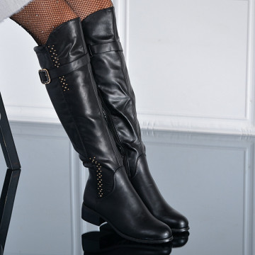Cizme Dama Imblanite Corina Negre- Need 4 Shoes