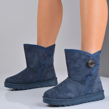 Cizme Dama Imblanite Hena Navy