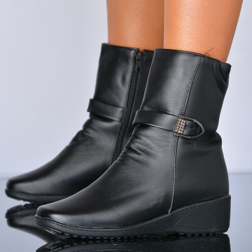 Ghete Dama Imblanite Madalina Negre- Need 4 Shoes