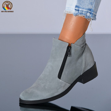 Ghete Dama Piele Naturala Bety 2 Gri