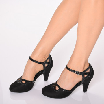 Pantofi Cu Toc Dama Marlen Negri-Need 4 Shoes
