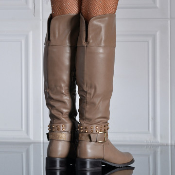 Cizme Dama Imblanite Arya Kaki- Need 4 Shoes