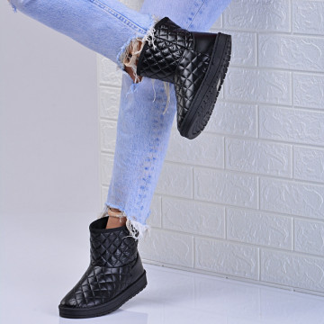 Cizme Dama Imblanite Patsy Negre - Need 4 Shoes
