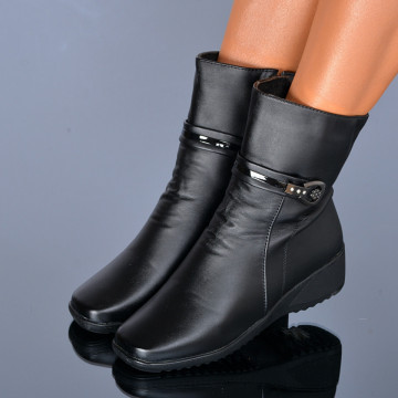 Ghete Dama Imblanite Madalina 7 Negre- Need 4 Shoes