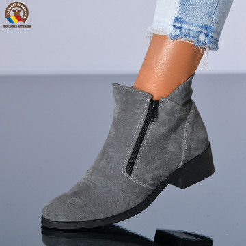 Ghete Dama Piele Naturala Bety 3 Gri