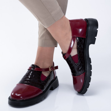 Pantofi Casual Dama Jill Bordo- Need 4 Shoes
