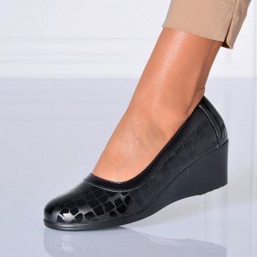 Pantofi cu platforma Kiri Negri - Need 4 Shoes
