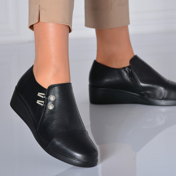 Pantofi cu platforma Mika 2 Negri - Need 4 Shoes