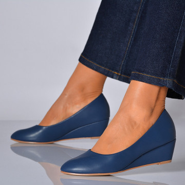 Pantofi Cu Platforma Zyna Navy- Need 4 Shoes
