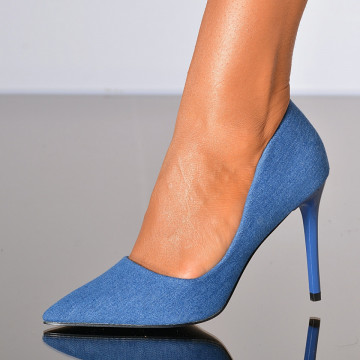 Pantofi Cu Toc Dama Izabela Navy