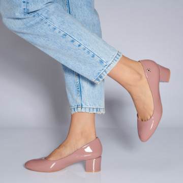 Pantofi Cu Toc Dama Priscila Roz
