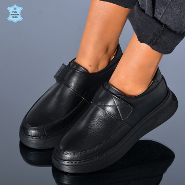 Pantofi Dama Piele Naturala Suzana 2  Negri - Need 4 Shoes