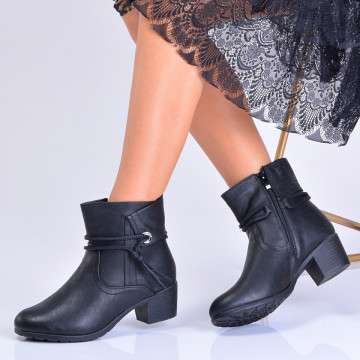 Ghete Dama Imblanite Imola Negre - Need 4 Shoes