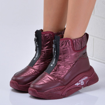 Cizme Dama Imblanite Rock Bordo - Need 4 Shoes