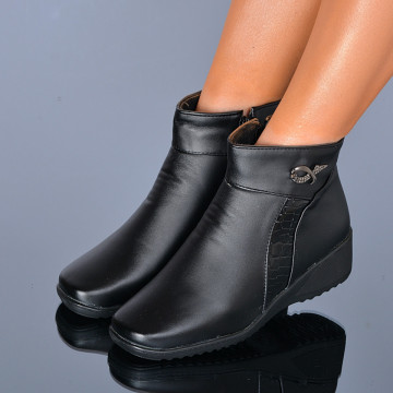Ghete Dama imblanite Anca Negre - Need 4 Shoes