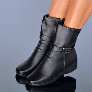 Ghete Dama Imblanite Madalina 2 Negre- Need 4 Shoes