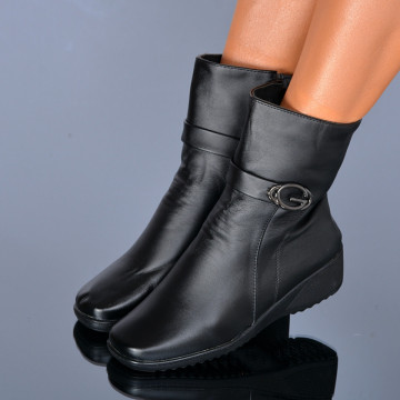 Ghete Dama Imblanite Madalina 8 Negre- Need 4 Shoes