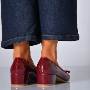 Pantofi Cu Toc Dama Odelina Bordo- Need 4 Shoes