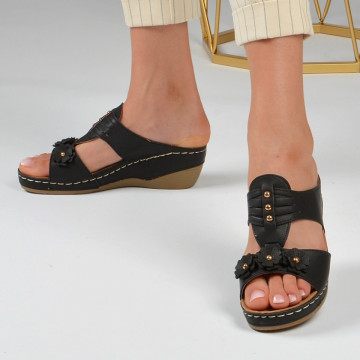Papuci Dama Corni Negri - Need 4 Shoes