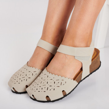 Sandale Cu Platforma Lisandra Gri- Need 4 Shoes
