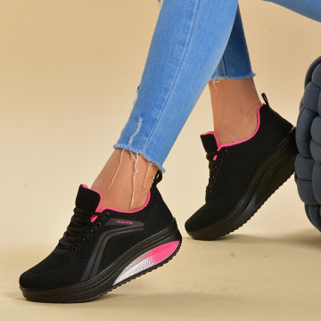 Adidasi dama Zena 3 Negru/Roz