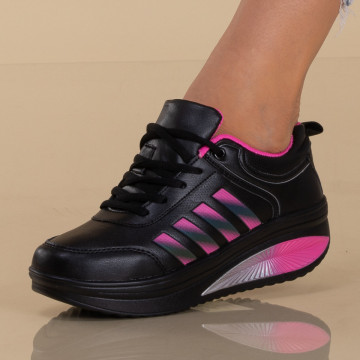 Adidasi Dama Zena 9 Negru/Roz - Need 4 Shoes