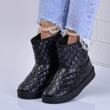 Cizme Dama Imblanite Patsy Negre - Need 4 Shoes