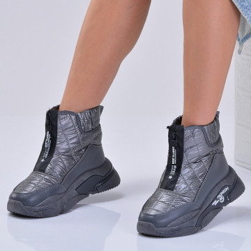 Cizme Imblanite Rock Gri - Need 4 Shoes