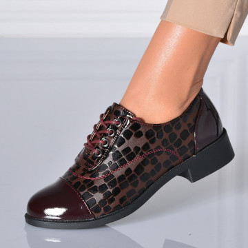 Pantofi Casual Dama Marga 5 Bordo