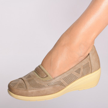 Pantofi Cu Platforma Alep Camel