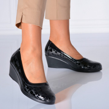 Pantofi cu platforma Kiri Negri - Need 4 Shoes