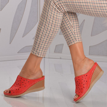 Papuci Dama Savola Red - Need 4 Shoes