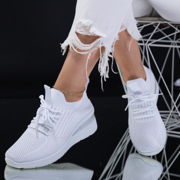 Adidasi Dama Abana Albi-Need 4 Shoes