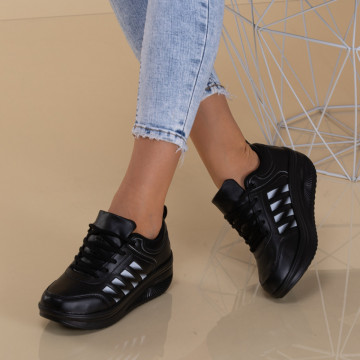 Adidasi Dama Zena 9 Negru/Alb - Need 4 Shoes