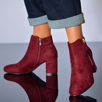 Botine Lexy Bordo