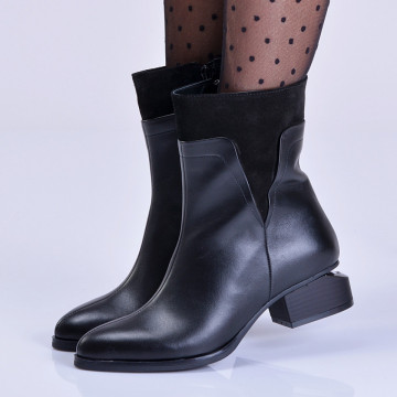 Botine Piele Naturala Porto Negre