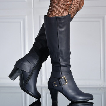 Cizme Dama Imblanite Angela Negre- Need 4 Shoes