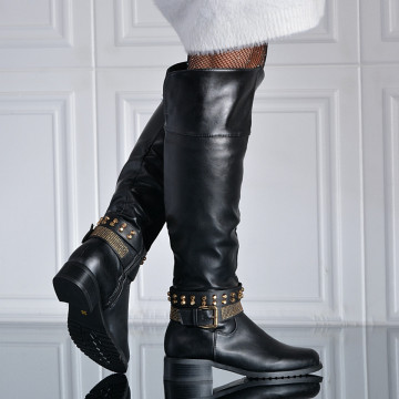 Cizme Dama Imblanite Arya Negre- Need 4 Shoes