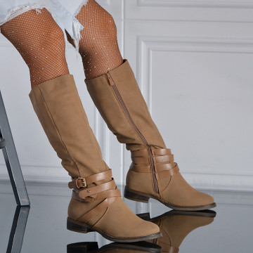 Cizme Dama Imblanite Lory Kaki