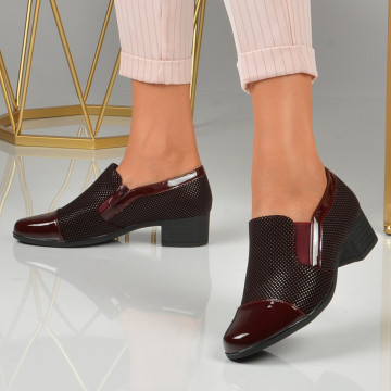 Pantofi Cu Toc Dama Rexy Wine