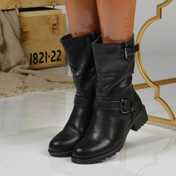 Cizme Dama Imblanite Casiana Negre - Need 4 Shoes