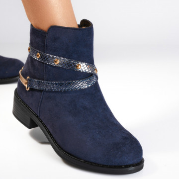 Ghete Dama Casual Camelia Navy