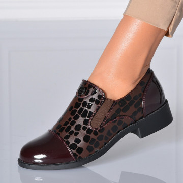 Pantofi Casual Dama Marga 6 Bordo