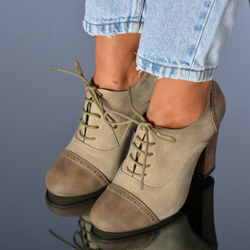 Pantofi Cu Toc Dama Judith Bej- Need 4 Shoes