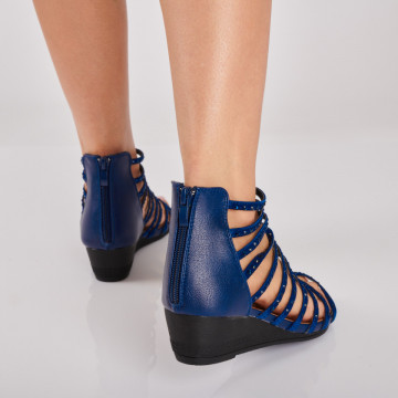Sandale Cu Platforma Hebe Navy-NEED 4 SHOES