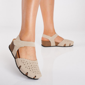 Sandale Cu Platforma Lisandra Kaki