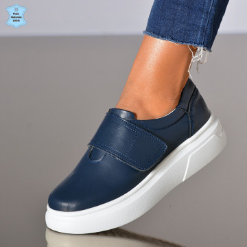 Adidasi Dama Piele Naturala Belen Navy
