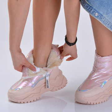 Cizme Dama Imblanite Giulzz Roz-Need 4 Shoes