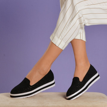 Pantofi Casual Dama Trump Negri